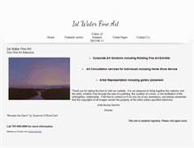 Tablet Screenshot of firstwaterfineart.com